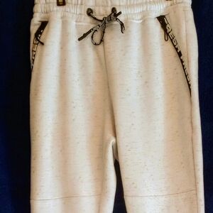 Encrypted Men's Light Grey Fleece Tech-chic Jogger Sweatpants - Size S